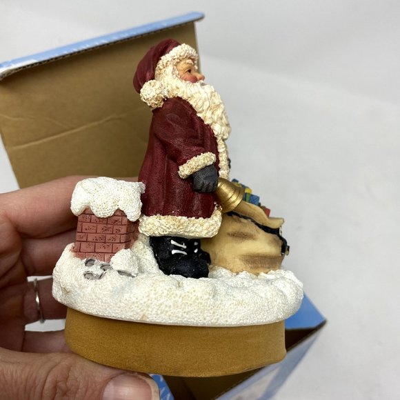 Our America Gift Candle Topper Santa Claus Topper #NE436 Like New Box - Picture 3 of 7